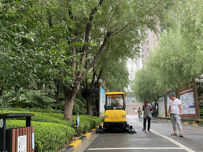 陜西小區用電動掃地車